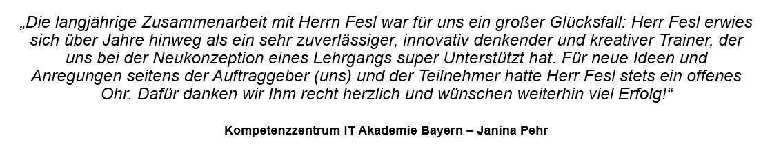 Referenz IT Akademie